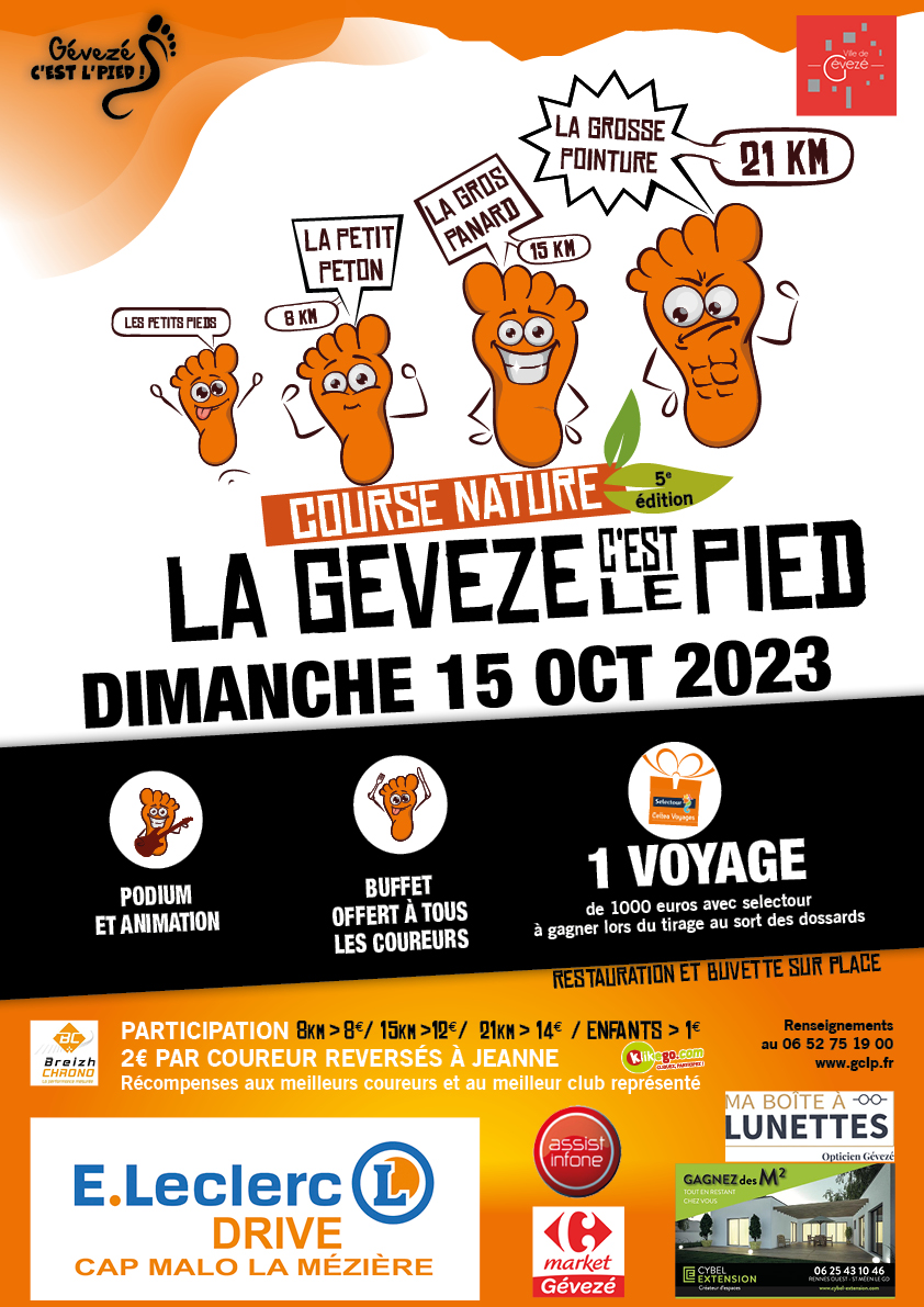 Course Gévezé c'est le pied